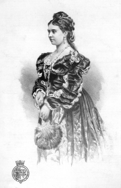 Die Kronprinzessin von Deutschland, 1877 von Matthews and Son