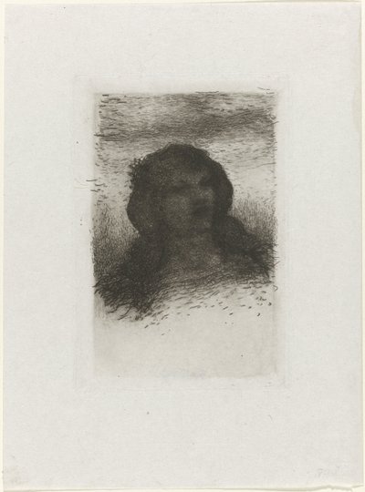 Kopf eines Mädchens von Matthijs Maris