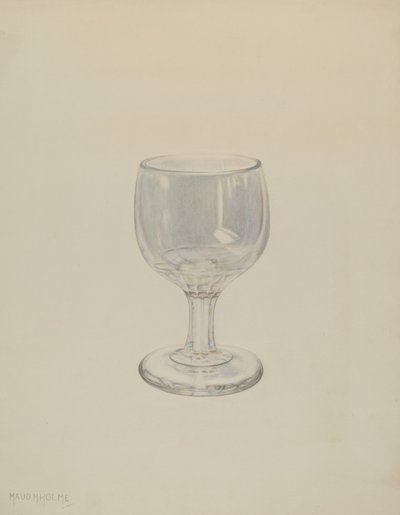 Glas von Maud M. Holme