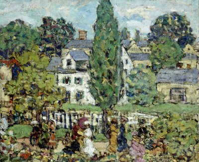 Nachmittagsspaziergang, Sommer von Maurice Brazil Prendergast