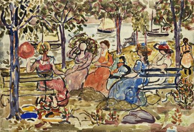 Nachmittag im Park von Maurice Brazil Prendergast