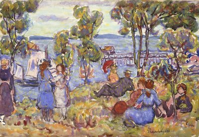 Bootsanleger, Nahant Massachusetts von Maurice Brazil Prendergast