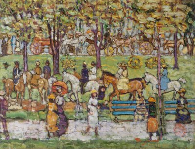 Central Park, ca. 1914-15 von Maurice Brazil Prendergast