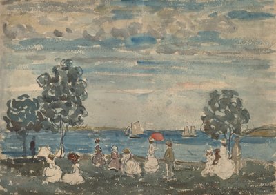 Figuren am Strand, 1910-1915 von Maurice Brazil Prendergast