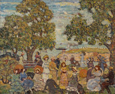 Landschaft mit Figuren von Maurice Brazil Prendergast