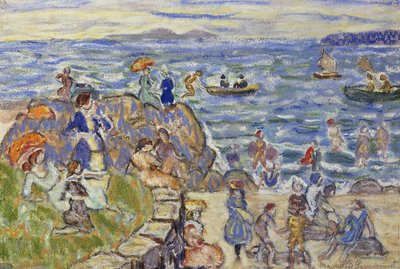 Strandszene in Massachusetts von Maurice Brazil Prendergast