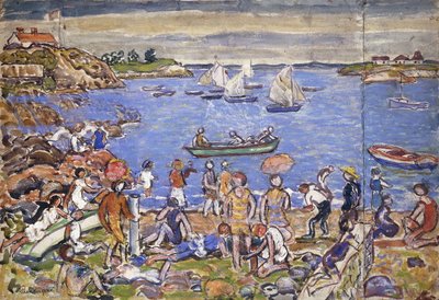 In der Nähe von Gloucester von Maurice Brazil Prendergast