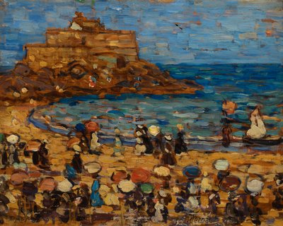 Meereslandschaft – St. Malo von Maurice Brazil Prendergast