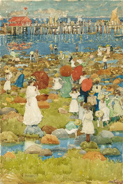 Steiniger Strand von Maurice Brazil Prendergast
