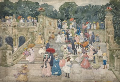 Die Terrassenbrücke, Central Park von Maurice Brazil Prendergast