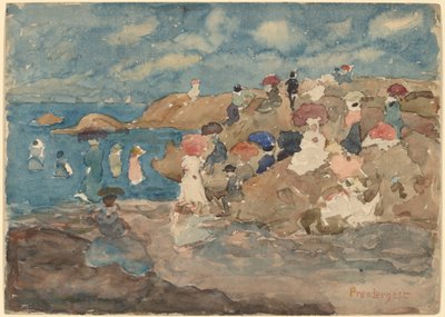 Revere Beach von Maurice Brazil Prendergast