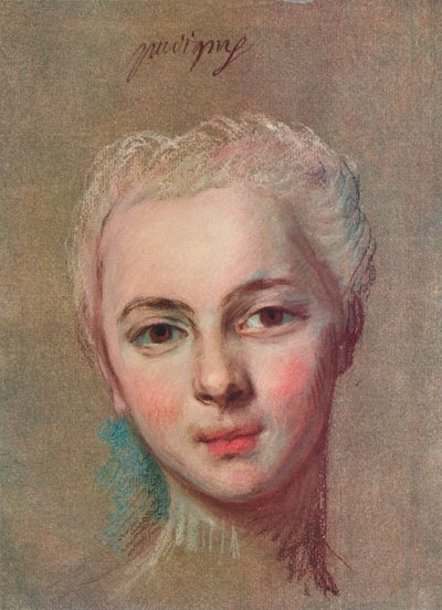 Mademoiselle Puvigny, ca. 1749 von Maurice Quentin de La Tour