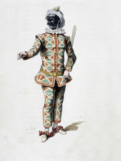 Arlechino (Harlekin) von Maurice Sand