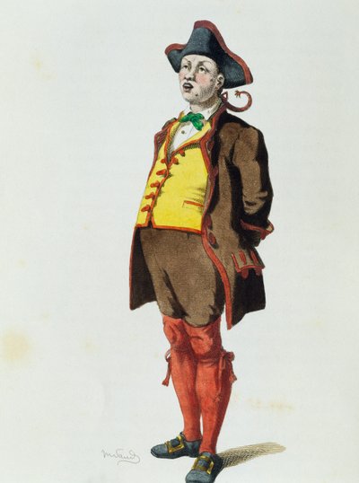 Gianduja im Jahr 1858, von Maurice Sand von Maurice Sand