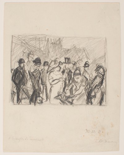 2. Skizze für Tauenzienstraße von Max Beckmann