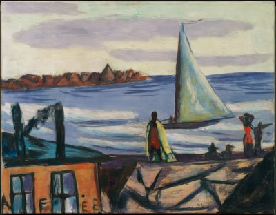 Badansicht bei Bandol von Max Beckmann
