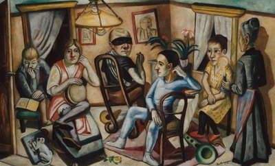 Vor dem Maskenball, 1922 von Max Beckmann