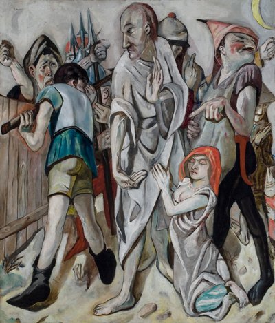 Christus und der Sünder von Max Beckmann