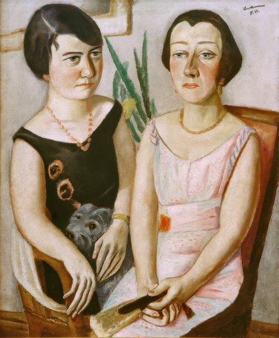 Doppelbildnis von Max Beckmann