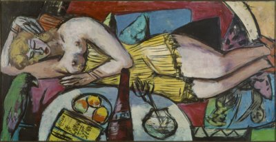 Ruhende Frau (Frau Welt) von Max Beckmann