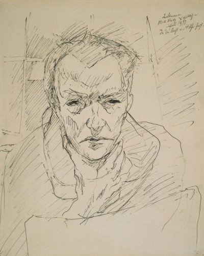 Selbstporträt von Max Beckmann