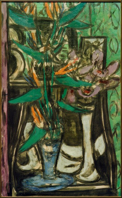 Stillleben mit Strelizien von Max Beckmann