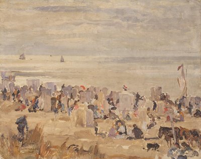 Am Strand von Max Clarenbach