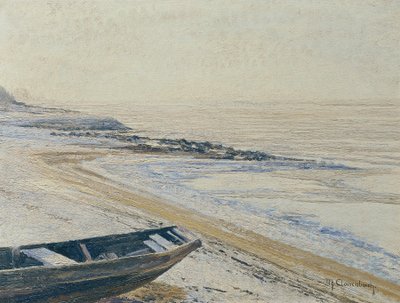 Niederrhein – Treibeis von Max Clarenbach