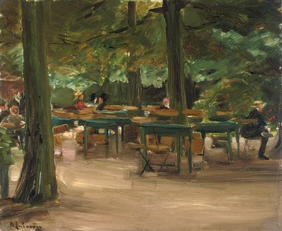 Biergarten, 1905 von Max Liebermann