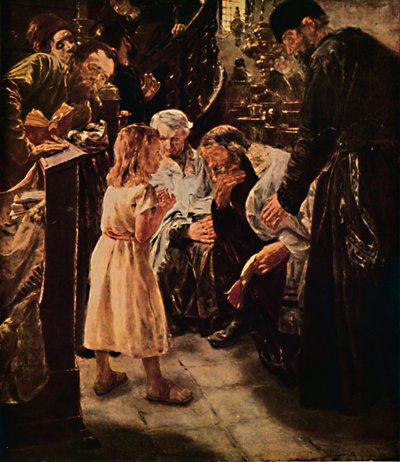 Christus im Tempel, 1879 von Max Liebermann