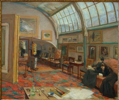 Das Atelier des Künstlers von Max Liebermann