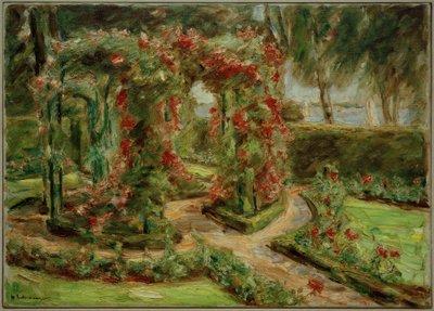 Der Rosengarten in Wannsee von Max Liebermann