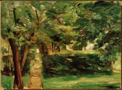 Die Heckengärten in Wannsee nach Osten von Max Liebermann