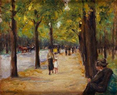 Im Tiergarten, Berlin, ca. 1920 von Max Liebermann