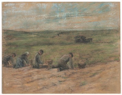 Kartoffelgräber bei Zandvoort, 1894 von Max Liebermann