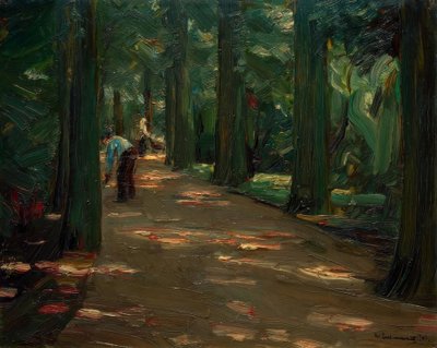Schattige Allee von Max Liebermann