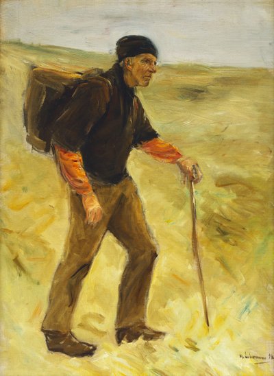 Schreitender Bauer von Max Liebermann