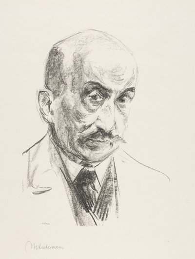 Selbstporträt, 1921 von Max Liebermann