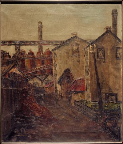 Arbeitersiedlung mit Hüttenwerk von Max Schewe