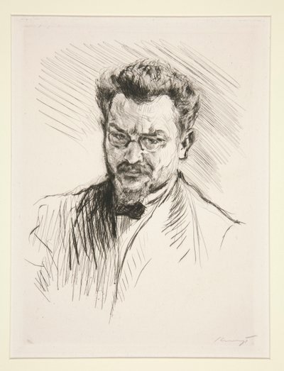 Selbstporträt von Max Slevogt