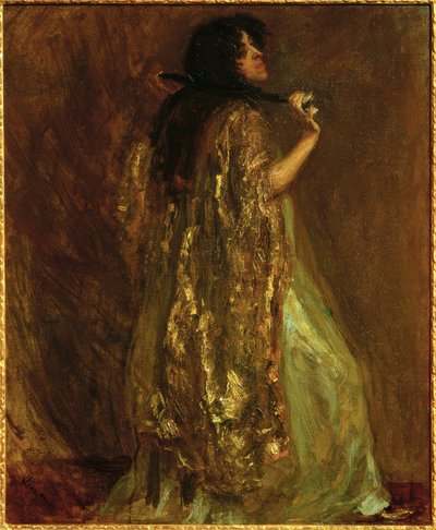 Tänzerin in Gold von Max Slevogt