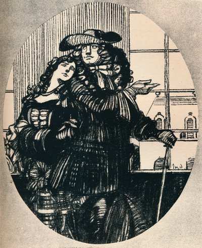 Le Lutrin, Chant II Boileau, um 1920, 1923 von Maxime Pierre Jules Dethomas