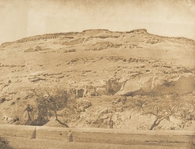 Alte Nekropole von Lycopolis, in Syout, 1849-50 von Maxime Du Camp