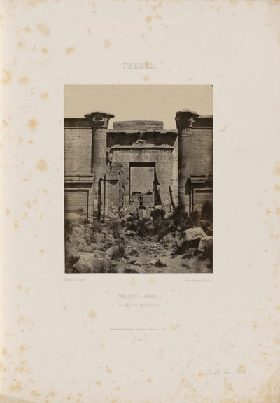 Großer Tempel von Denderah von Maxime Du Camp