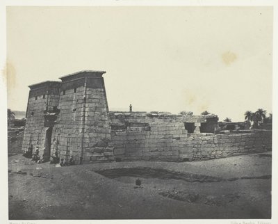 Karnak, Tempel des Khons; Theben von Maxime Du Camp