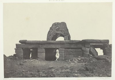 Tempel von Amada, Nubien, 1849-51, gedruckt 1852 von Maxime Du Camp