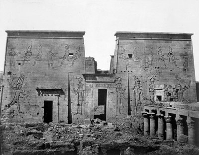 Tempel von Philae, Nubien, Ägypten von Maxime Du Camp