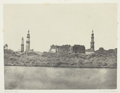 Vue Générale, Girgeh, Oberägypten von Maxime Du Camp