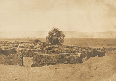 Ansicht des Dorfes Herment, 1849-50 von Maxime Du Camp