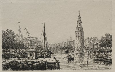 Turm von Montelban, Amsterdam von Maxime Lalanne